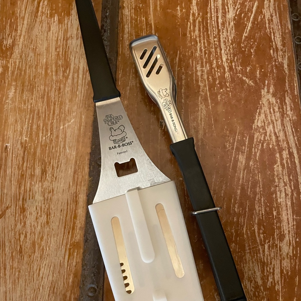 Pampered Chef Bar-B-Boss Stainless Steel Tool